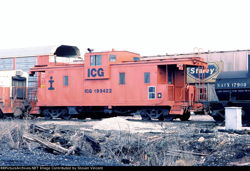 Illinois Central Gulf caboose ICG #199422